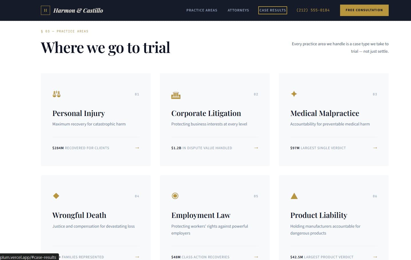 Harmon & Castillo Trial Law Firm