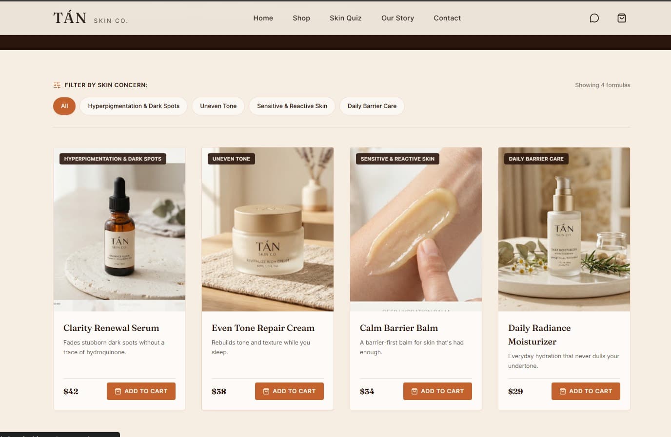 Tán Skin Co. Botanical Skincare